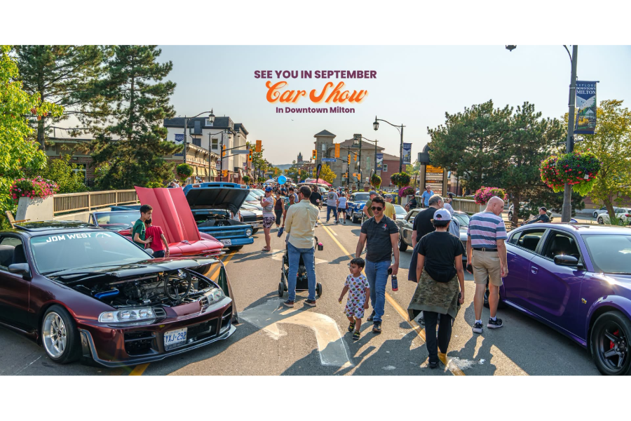 See You in September Car Show in Downtown Milton